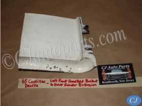 OEM 1965 Cadillac Deville Eldorado Fleetwood Calais LEFT LOWER HEADLIGHT BUCKET INNER FENDER EXTENSION FILLER #1483112